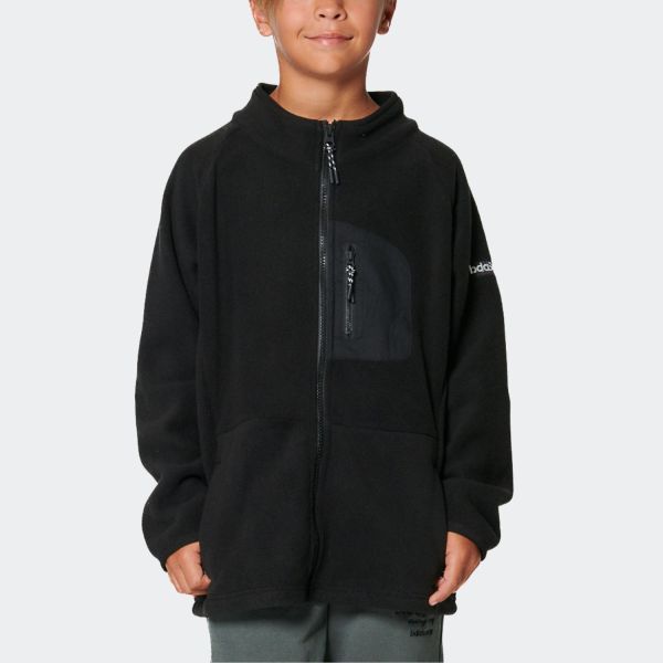 Body Action Boy's Full-Zip Polar Jacket 074505-01-Black