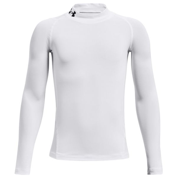 Under Armour Boys' HeatGear Mock Long Sleeve 1369477-100