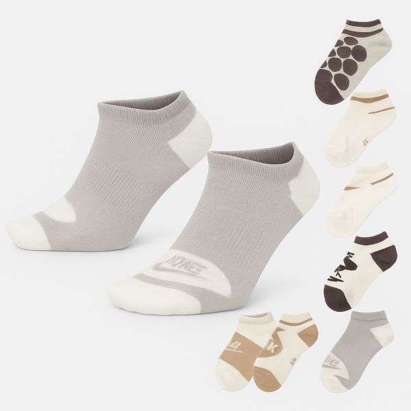 Nike Everyday Lightweight Training No-Show Socks x 6 FB3281-902