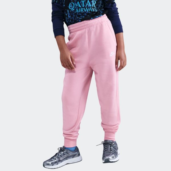 Nike Sportswear Club Fleece Big Kids' High-Waisted Fitted Pants FD2921-690