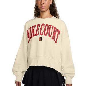 NikeCourt Phoenix Fleece Over-Oversized Crew-Neck Women's Tennis Sweatshirt HQ0351-110